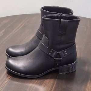 Frye and Co Women's Biker/Moto Harness Black Boot Style Elodie US Size 7 M